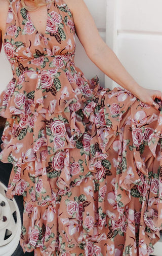 The Rose Ruffled Dress