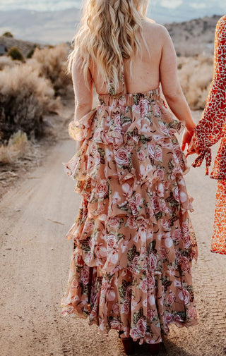 The Rose Ruffled Dress