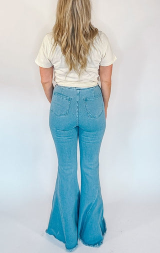 The Signature Flare Pull Up Jeans