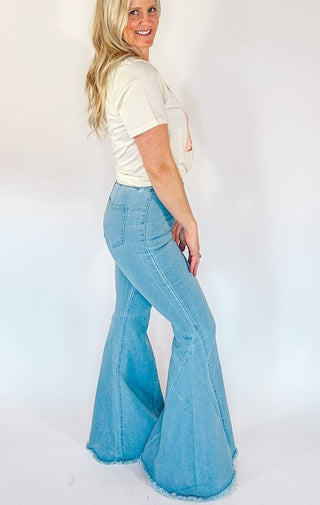 The Signature Flare Pull Up Jeans