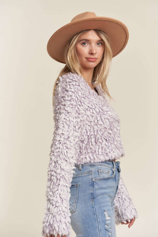 Dreamweaver Fuzzy Sweater - Wedges And Wide Legs Boutique