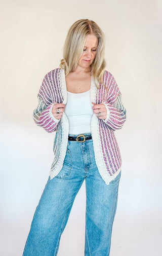 Ombre Sweater Cardigan - Wedges And Wide Legs Boutique