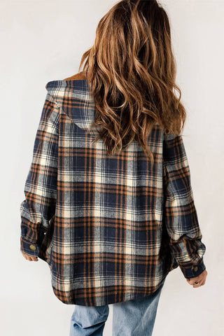 Plaid & Plush Sherpa Shacket - Wedges And Wide Legs Boutique