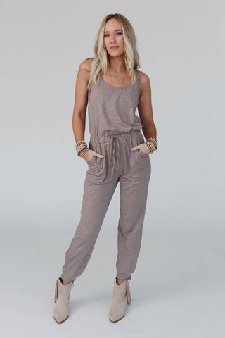 Set to Go Textured Jumpsuit And Cardigan Set - Wedges And Wide Legs Boutique