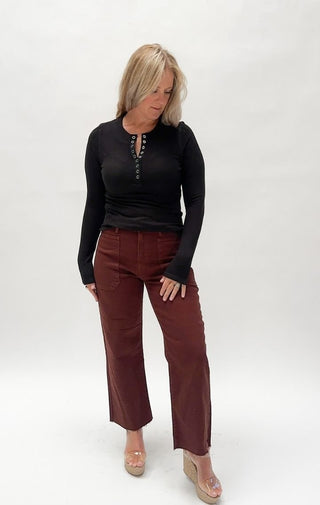 The Cinnamon High Rise Jeans - Wedges And Wide Legs Boutique