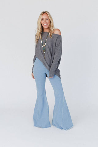 The Signature Flare Pull Up Jeans - Wedges And Wide Legs Boutique