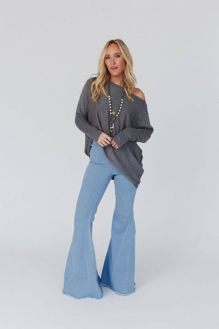 The Signature Flare Pull Up Jeans - Wedges And Wide Legs Boutique